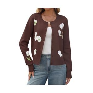 Free Assembly Floral Spring Cardigan